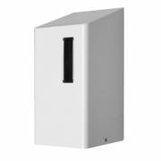 1121-Toilet roll holder for 2 standard rolls, white stainless steel